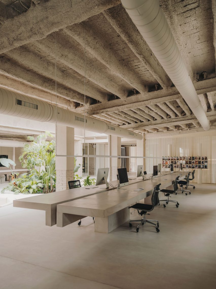 Blow Models office interior in Barcelona, ​​designed by Isern Serra